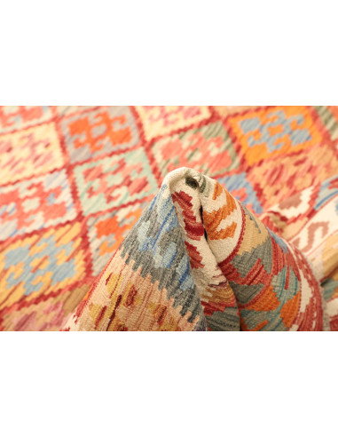 Kilim 205x297 Cm Kilim, Afghanistan, Hand-carded Wool (warp: