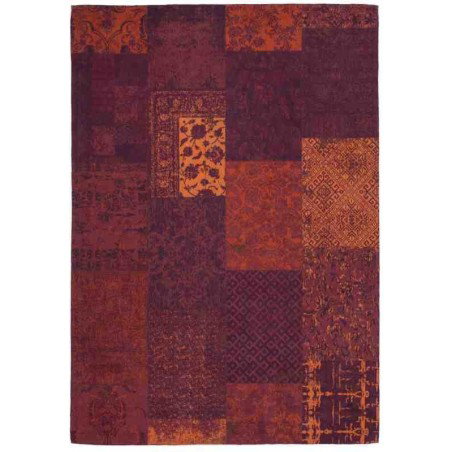 tappeto moderno patchwork symphony 160 rosso