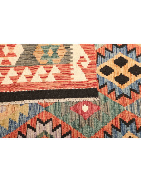Kilim 202x286 Cm Kilim Afghanistan, Lana Cardata A Mano