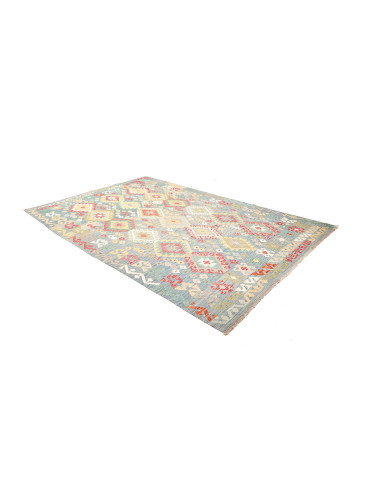 Kilim 211x309 Cm Kilim Afghanistan, Hand-carded Wool