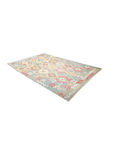 Kilim 211x309 Cm Kilim Afghanistan, Lana Cardata A Mano