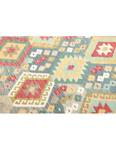 Kilim 211x309 Cm Kilim Afghanistan, Lana Cardata A Mano