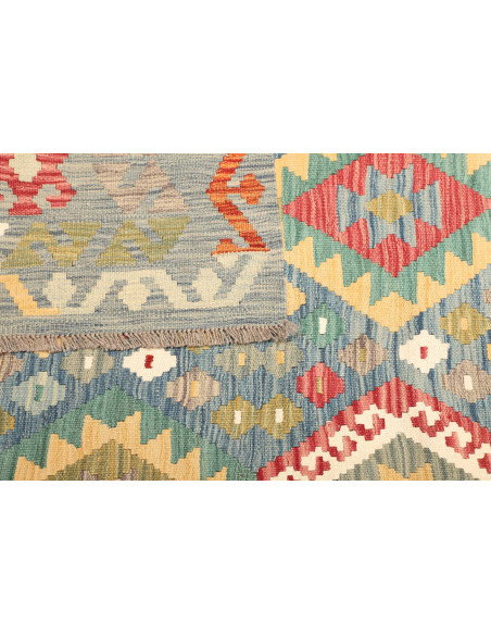 Kilim 211x309 Cm Kilim Afghanistan, Hand-carded Wool