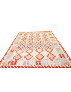 Kilim 203x298 Cm Kilim, Afghanistan, Lana Cardata A Mano 2