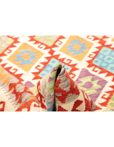 Kilim 203x298 Cm Kilim, Afghanistan, Hand-carded Wool (warp: