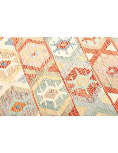 Kilim 197x293 Cm Kilim, Afghanistan, Lana Cardata A Mano