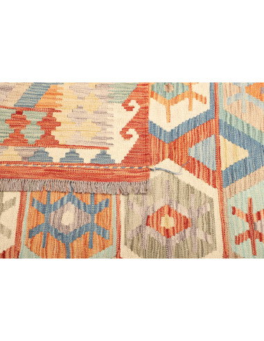Kilim 197x293 Cm Kilim, Afghanistan, Lana Cardata A Mano