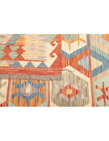 Kilim 197x293 Cm Kilim, Afghanistan, Hand-carded Wool (warp: