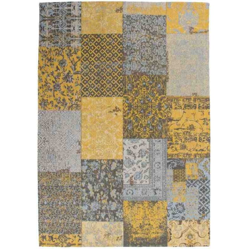 tappeto moderno patchwork symphony 160 oro