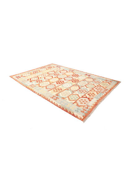 Kilim 197x291 Cm Kilim Afghanistan Lana Cardata A Mano