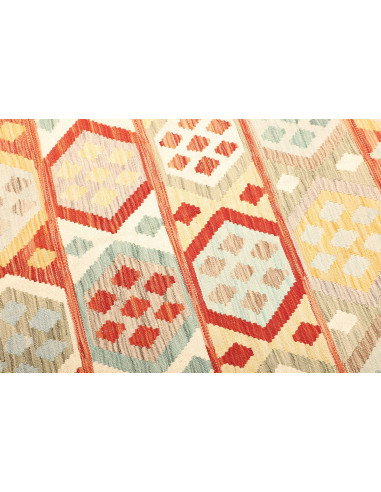 Kilim 197x291 Cm Kilim Afghanistan Hand-carded Wool (warp: