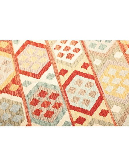 Kilim 197x291 Cm Kilim Afghanistan Hand-carded Wool (warp: