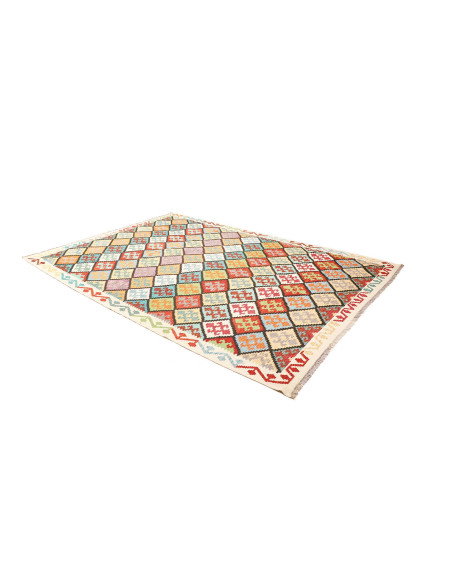 Kilim 207x298 Cm Kilim, Afghanistan, Hand-carded Wool (warp: