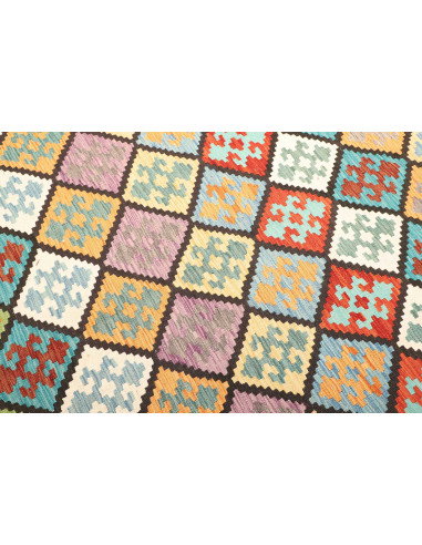Kilim 207x298 Cm Kilim, Afghanistan, Lana Cardata A Mano