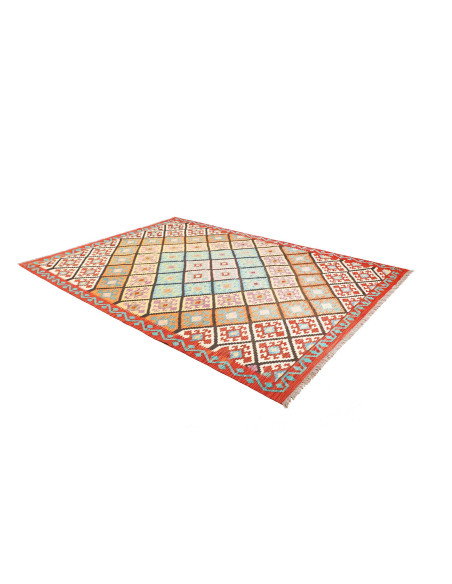 Kilim 208x293 Cm Kilim, Afghanistan, Hand-carded Wool (warp: