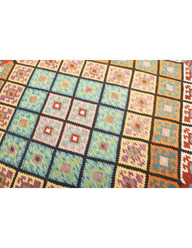 Kilim 208x293 Cm Kilim, Afghanistan, Hand-carded Wool (warp: