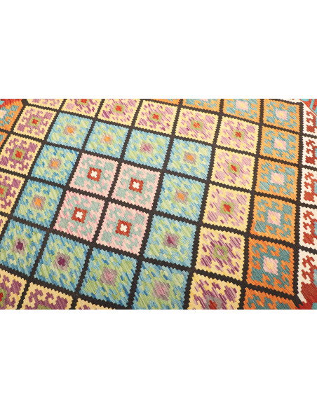 Kilim 208x293 Cm Kilim, Afghanistan, Lana Cardata A Mano