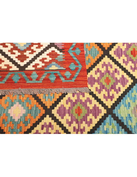 Kilim 208x293 Cm Kilim, Afghanistan, Hand-carded Wool (warp: