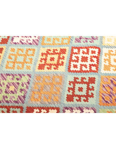 Kilim 205x297 Cm Kilim Afghanistan Lana Cardata A Mano