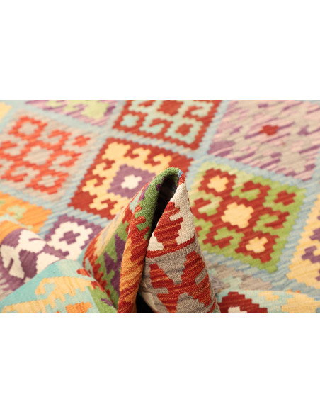 Kilim 205x297 Cm Kilim Afghanistan Hand-carded Wool (cotton)