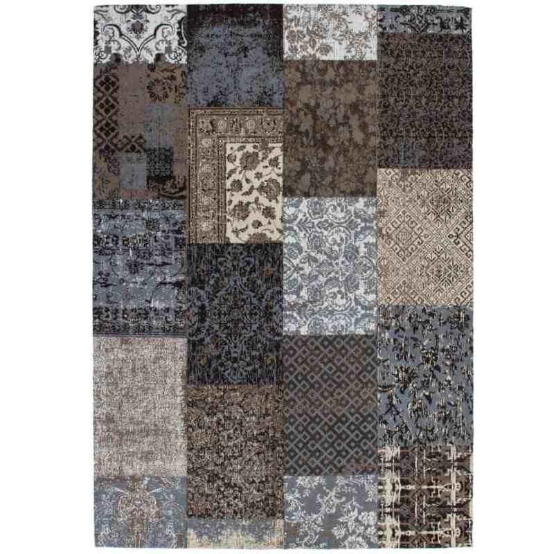 tappeto moderno patchwork symphony 160 marrone