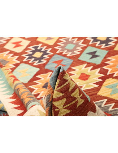 Kilim 240x336 Cm Kilim, Afghanistan, Hand-carded Wool,