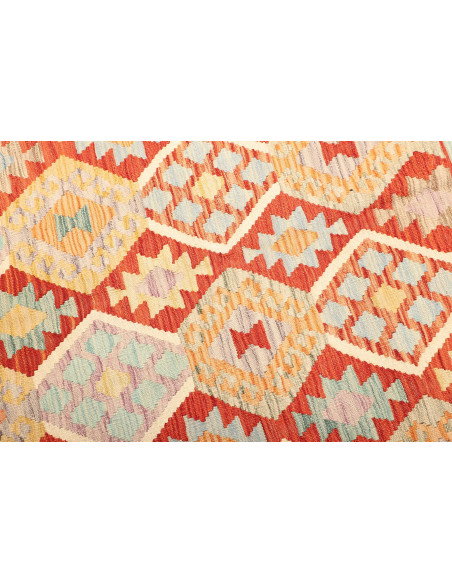 Kilim 206x290 Cm Kilim Afghanistan Hand-carded Wool Cotton