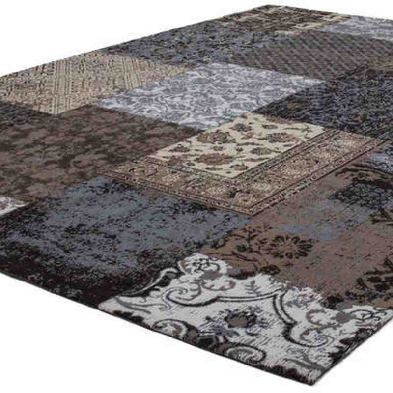 tappeto moderno patchwork symphony 160 marrone