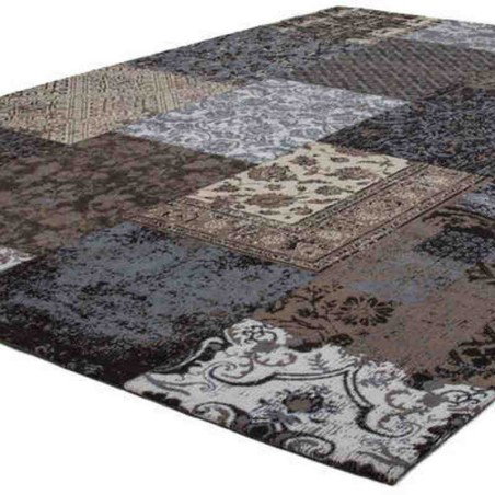 tappeto moderno patchwork symphony 160 marrone