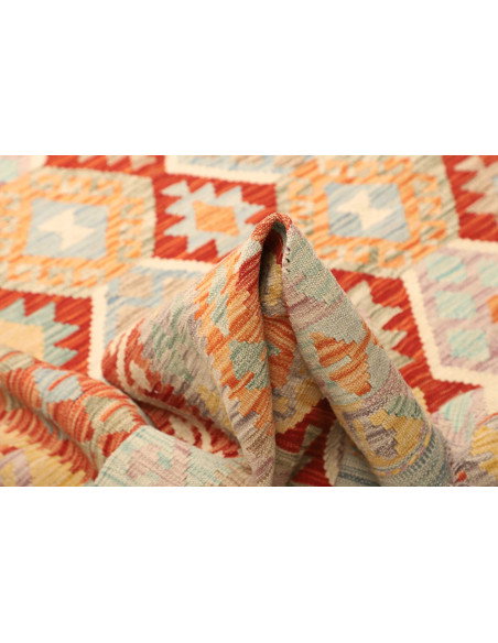 Kilim 206x290 Cm Kilim Afghanistan Hand-carded Wool Cotton