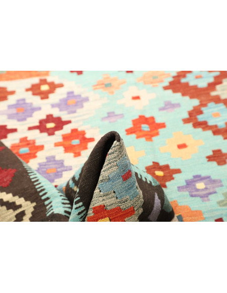 Kilim 200x306 Cm Kilim, Afghanistan, Lana Cardata A Mano