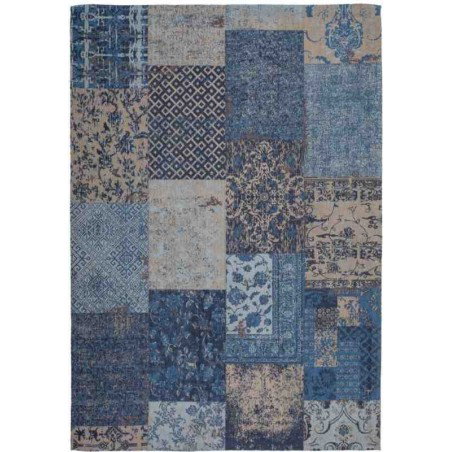 tappeto moderno patchwork symphony 160 blu