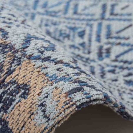 tappeto moderno patchwork symphony 160 blu