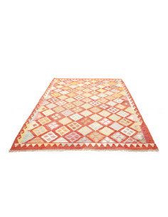 Kilim 183x241 Cm Kilim Afghanistan Hand-carded Wool, Cotton 2