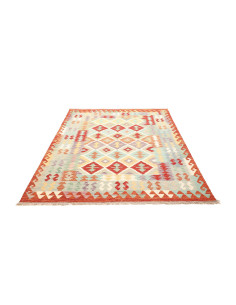 Kilim 155x203 Cm Kilim Afghanistan, Lana Cardata A Mano, 2