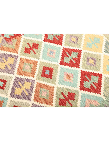 Kilim 155x203 Cm Kilim Afghanistan, Hand-carded Wool, Square