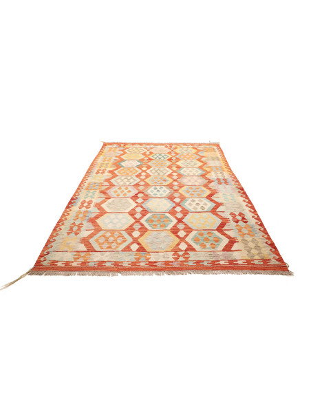 Kilim 173x240 Cm Kilim Afghanistan, Hand-carded Wool, 0.3 Cm