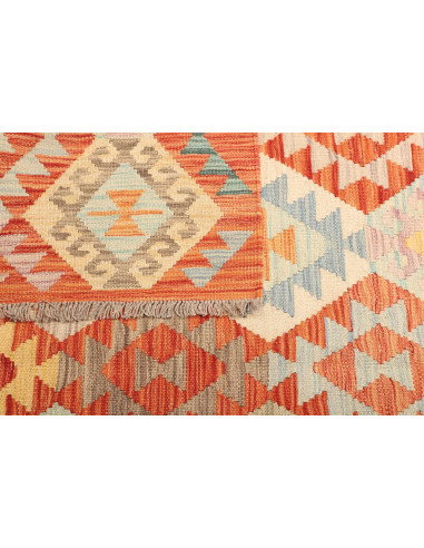 Kilim 178x240 Cm Kilim Afghano Lana Cardata A Mano
