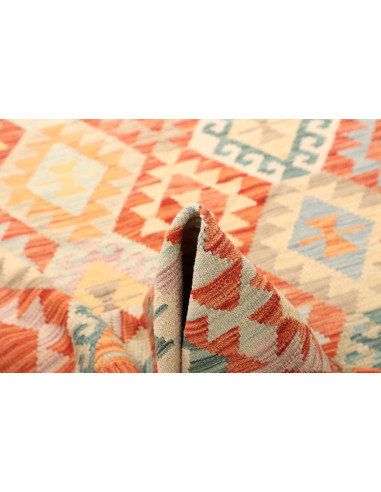 Kilim 178x240 Cm Kilim Afghano Lana Cardata A Mano