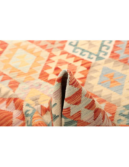 Kilim 178x240 Cm Kilim Afghano Lana Cardata A Mano