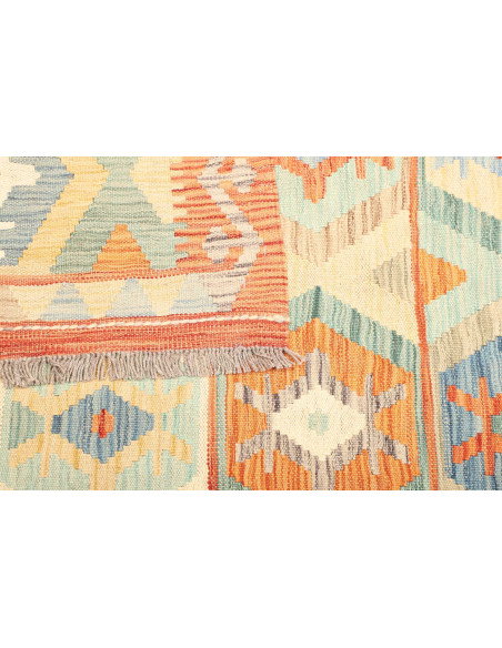 Kilim 150x200 Cm Kilim, Afghanistan, Hand-carded Wool (warp: