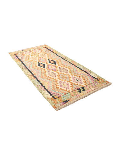 Kilim 101x196 Cm Kilim Afghan Hand-carded Wool
