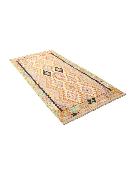 Kilim 101x196 Cm Kilim Afgano Lana Cardata A Mano