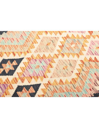 Kilim 101x196 Cm Kilim Afghan Hand-carded Wool