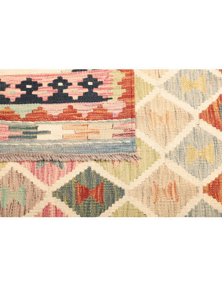 Kilim 106x203 Cm Kilim Afghanistan Lana Cardata A Mano