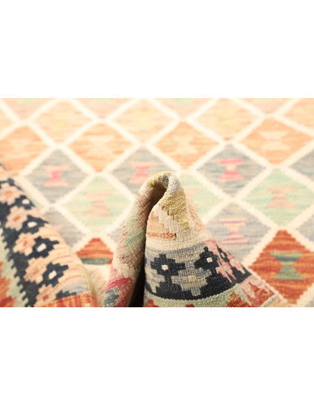 Kilim 106x203 Cm Kilim Afghanistan Lana Cardata A Mano
