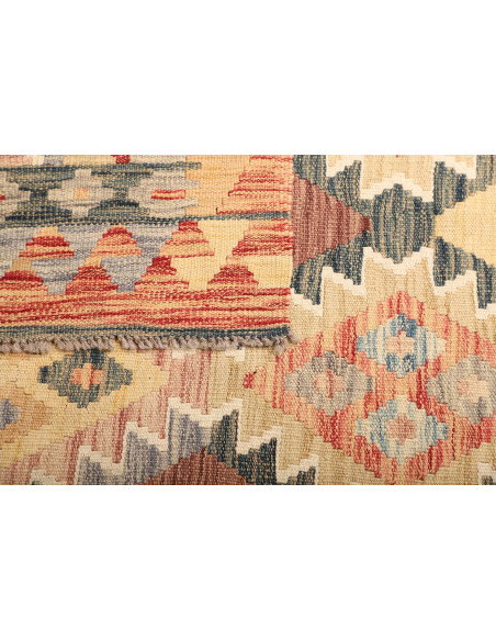 Kilim 105x201 Cm Kilim Afghanistan Lana Cardata A Mano