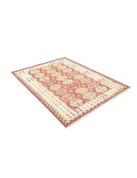 Kilim 133x173 Cm Kilim, Afghanistan, Hand-carded Wool (warp: