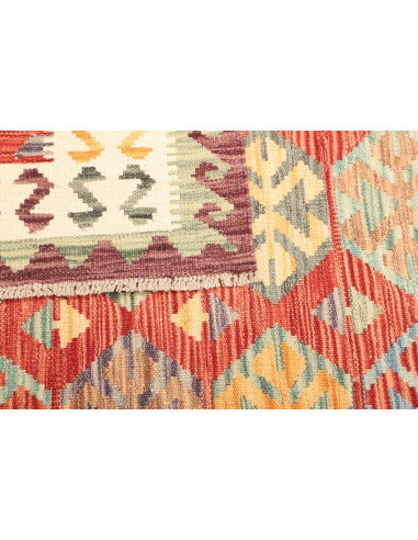 Kilim 133x173 Cm Kilim, Afghanistan, Lana Cardata A Mano
