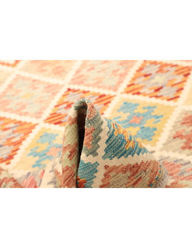 Kilim 132x189 Cm Kilim Afghanistan Hand-carded Wool Cotton